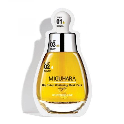 MIGUHARA Big 3-Step Ultra White Mask Pack Origin (10ea)