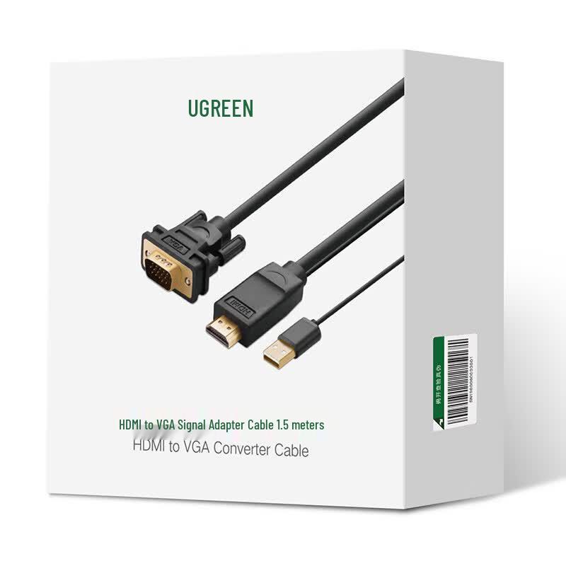 UGREEN HDMI to VGA Converter Cable