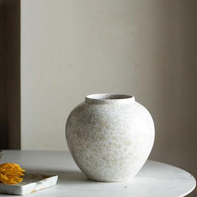 Ceramic Flower Vase Decorative Dinner Table Kitchen Home Decor Pot, for Desk Coffee