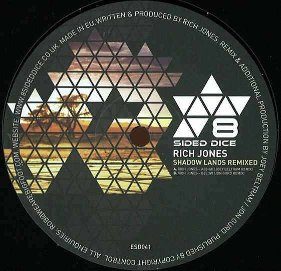 

12inch Record RICH JONES Shadow Lands Remixed ESD041 8 Sided Dice Re 2012 UK Dance Electronica Used