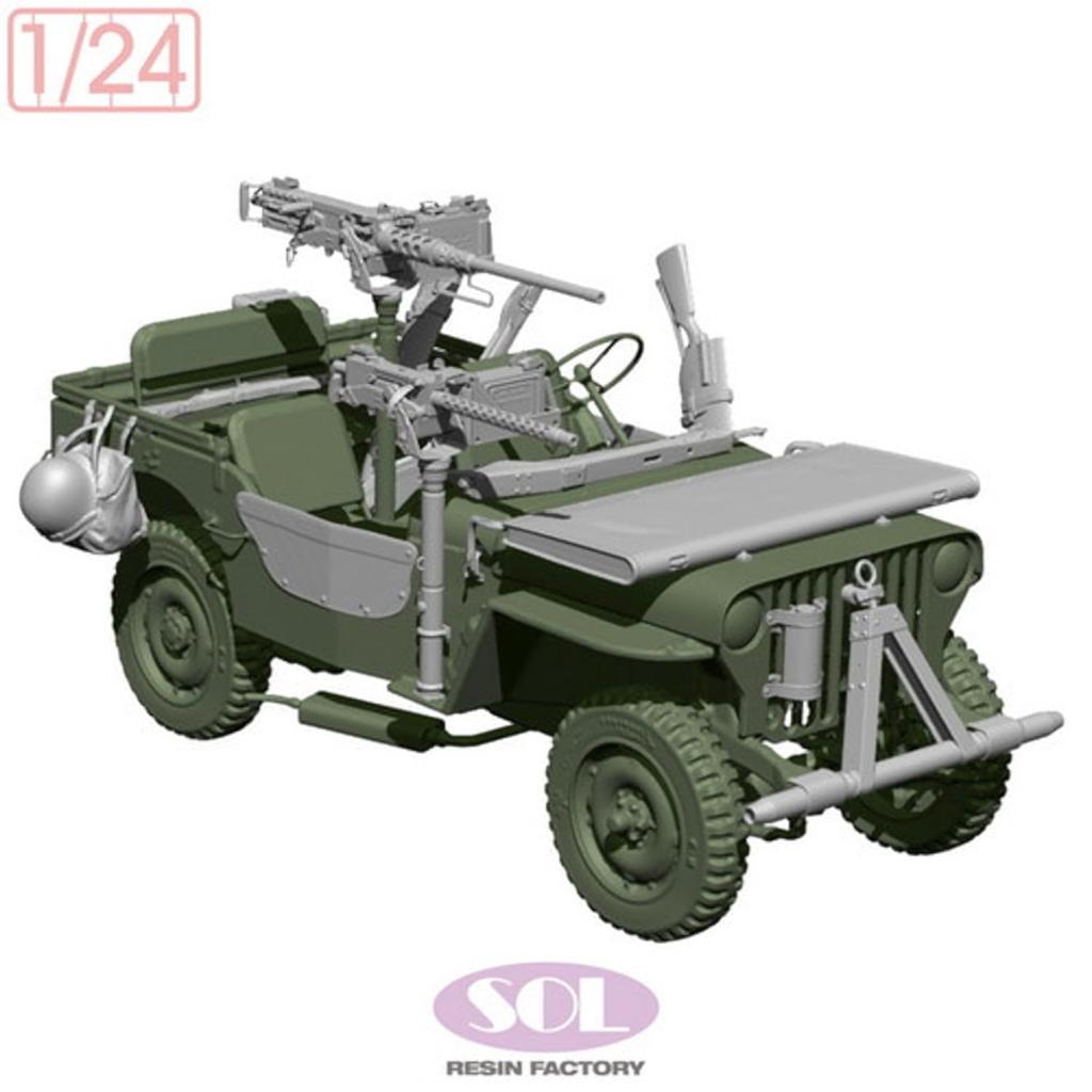 Sol Model WWII US Ton General Purpose Truck Detail Up Set 3D Printer Kit MM1001 1/24 1/4