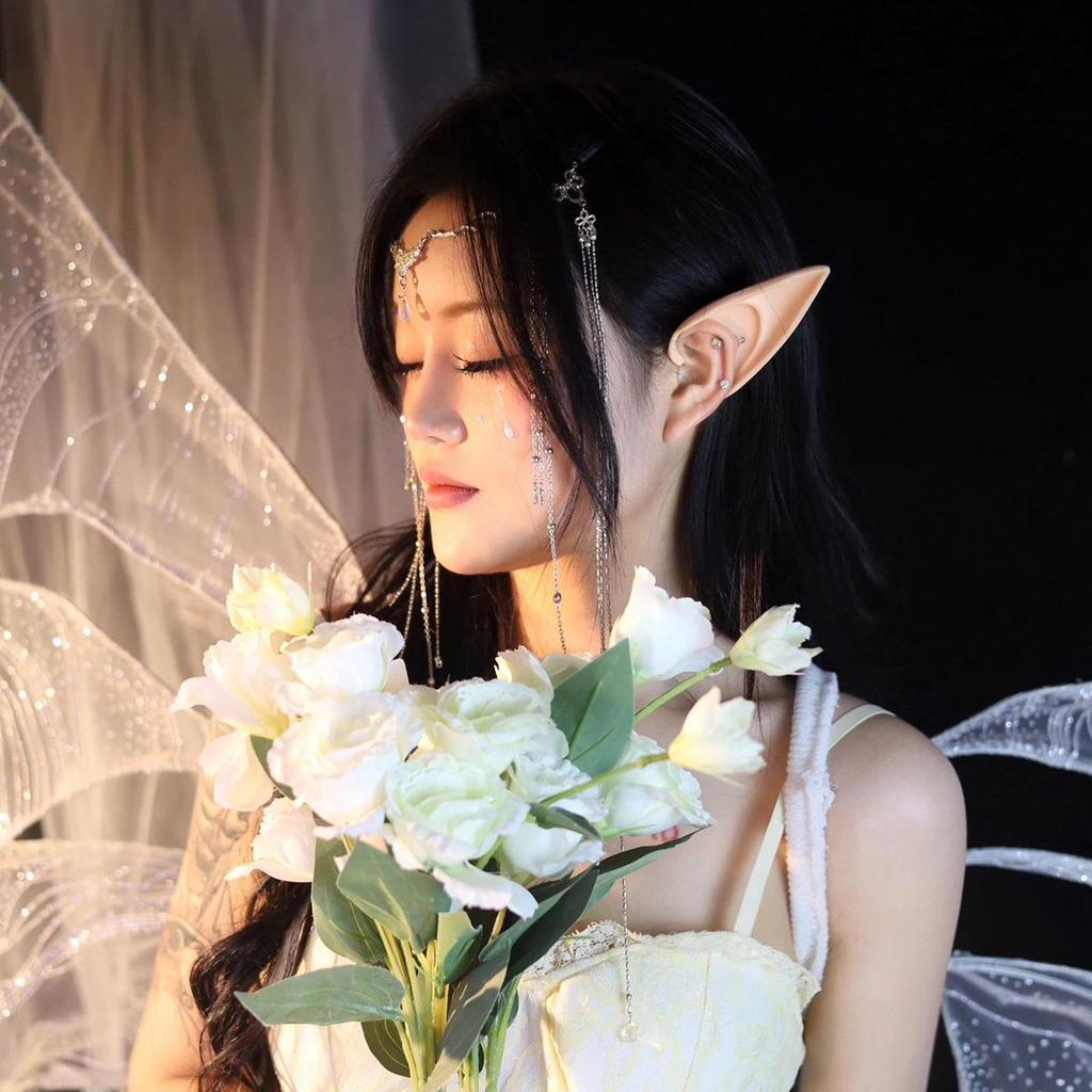 Halloween Latex Elf Ears for Kids - Fun Cosplay Props for Parties