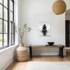LZIMU Black and White Zen Wall Art Stones in Water Pictures Print on Canvas for Bathroom Yoga Meditation Spa Room Living Room Bedroom Wall