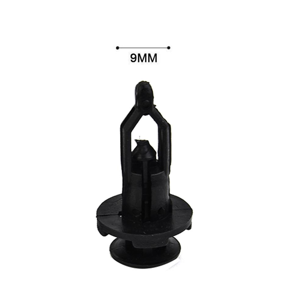 9mm Car Clips Panel Automobile Planes Bumpers Plastic Buses