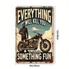 Vintage Motorcycle Tin Sign Garage Bar Cafe Wall Art Decor 8x12 Inches
