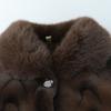 Winter Women's Mink Fleece Fur Coat Mid-Length Plus Size Faux Fur Coat Soft Warm Fleece Fluffy Coat
