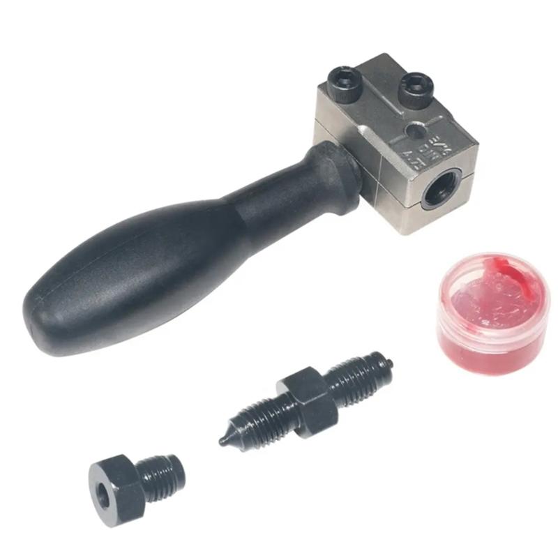 Automobil Bremsleitungen Werkzeugsatz 3/16in 4,75mm Manuelles Rohrbördelwerkzeug Auto Bremsleitung Bördelgerät Doppelbördelwerkzeug