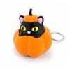 Halloween Pumpkin Cat Clicker Keychain Fidget Toy Mini Figurine Bag Charm