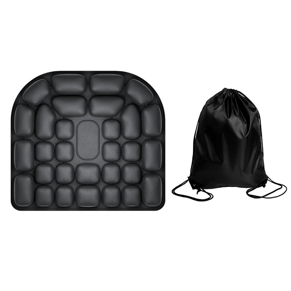 Air Bags Travel Cushion Lightweight Breathable Anti Bedsore Cushion 3D Air Cell Inflatable Travel Cushion for Airplane Car Offic