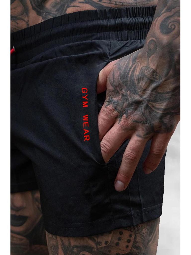 Pantalones Cortos Deportivos Elásticos Transpirables para Hombre para Correr Maratones y Entrenamiento de Sentadillas