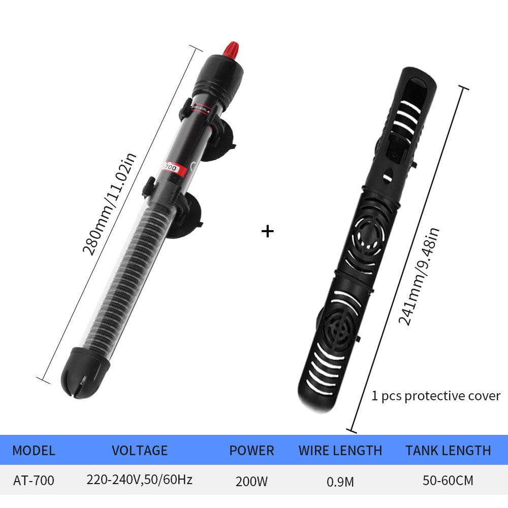 Xilong AT700 Skleněné akvarijní topítko s automatickou regulací teploty