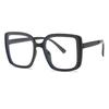 Oversized Frame Black Thick Frame Black Frame Glasses Men'S And Women'S Versatile Plain Artifact Anti-Blue Flat Mirror Fashion Trend