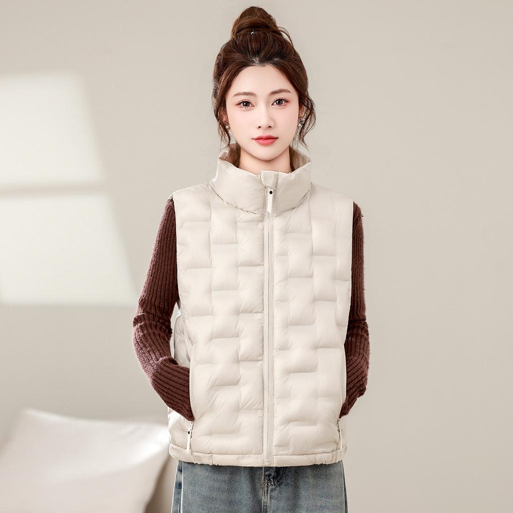 Autumn and winter new cotton vest light and warm cotton vest casual fashion wear versatile thermal vest top women