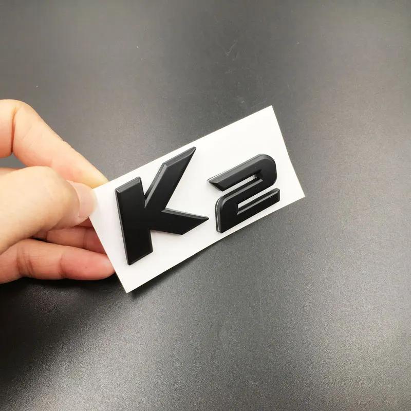 AAAGT1 NEW 1PCS 3D Metal Car Styling Sticker For KIA K2 K3 K4 K5 KX7 Car Tail Car Trunk Front Door Side Emblem Sticker