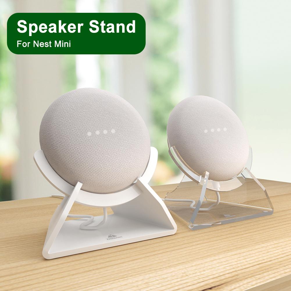 Desktop Stand Acrylic Speaker Stand Desktop Holder for Nest Mini Speaker