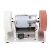Mini Bench Grinder with 2 Wheels Electric Multi Purpose Grinding Machine for Metal Wood Cutter Making Jewelry Buffing