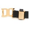 Daks Black Leather Dd Logo Hood Buckle Belt Dbbe2e793bk