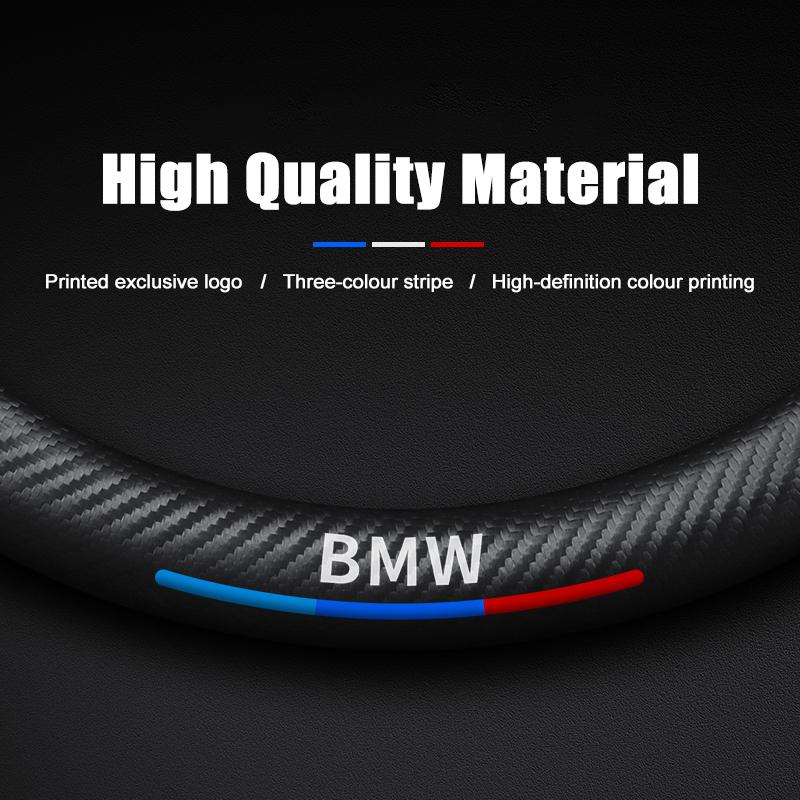 For BMW 1 2 3 5 6 7 Series F20 F30 E46 E90 E60 F30 E39 F10 F20 E87 E36 E92 X1 X2 X3 X5 X7 Car Steering Wheel Cover Accessories