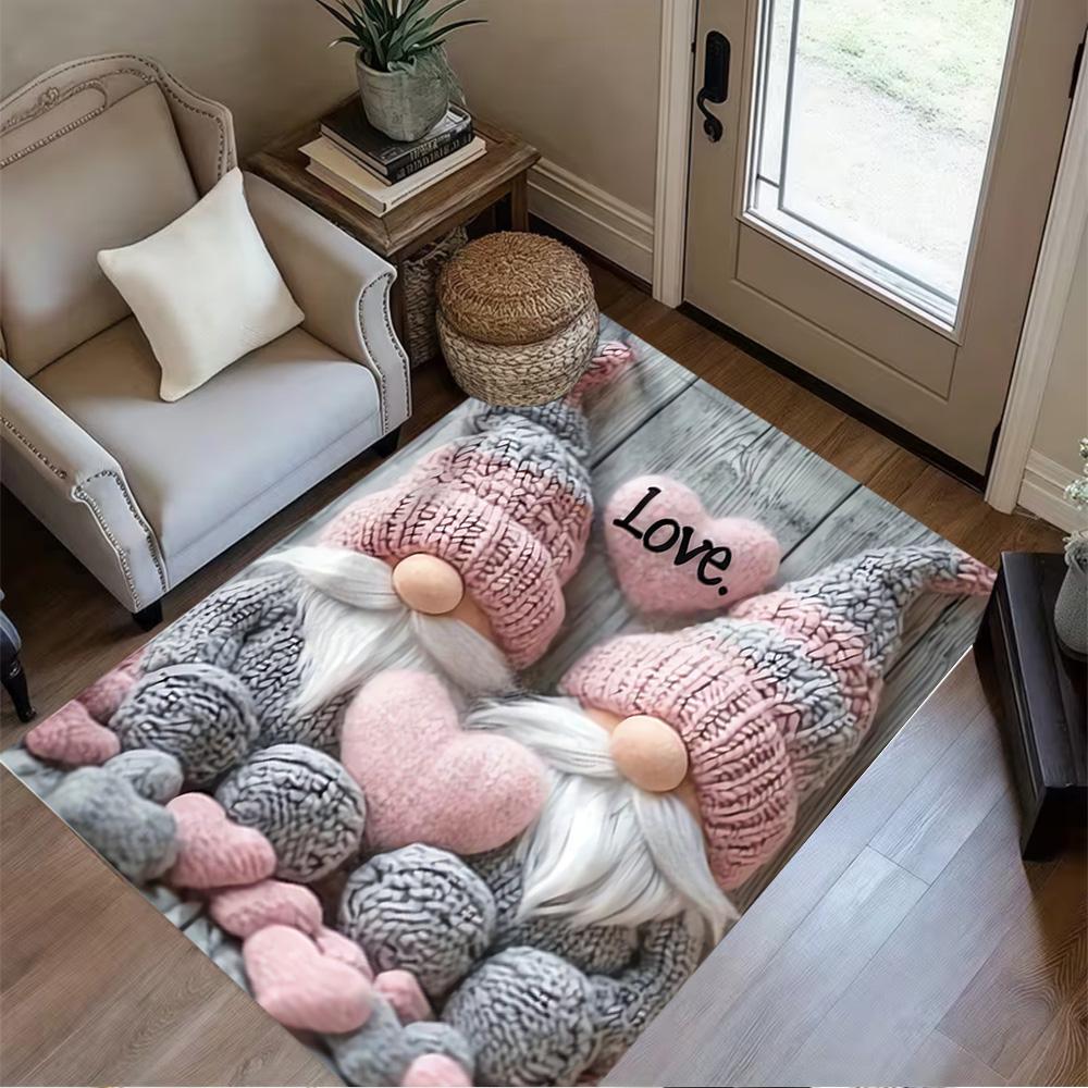 1pc cute bear rug home carpet non slip design for bedroom gift