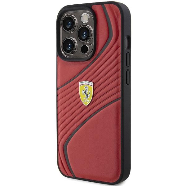 Ferrari FEHCP15LPTWR iPhone 15 Pro 6.1" red hardcase Twist Metal Logo