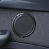 4PCS ABS Carbon Fiber Door Horn Speaker Ring Cover Trim For Toyota Supra -22