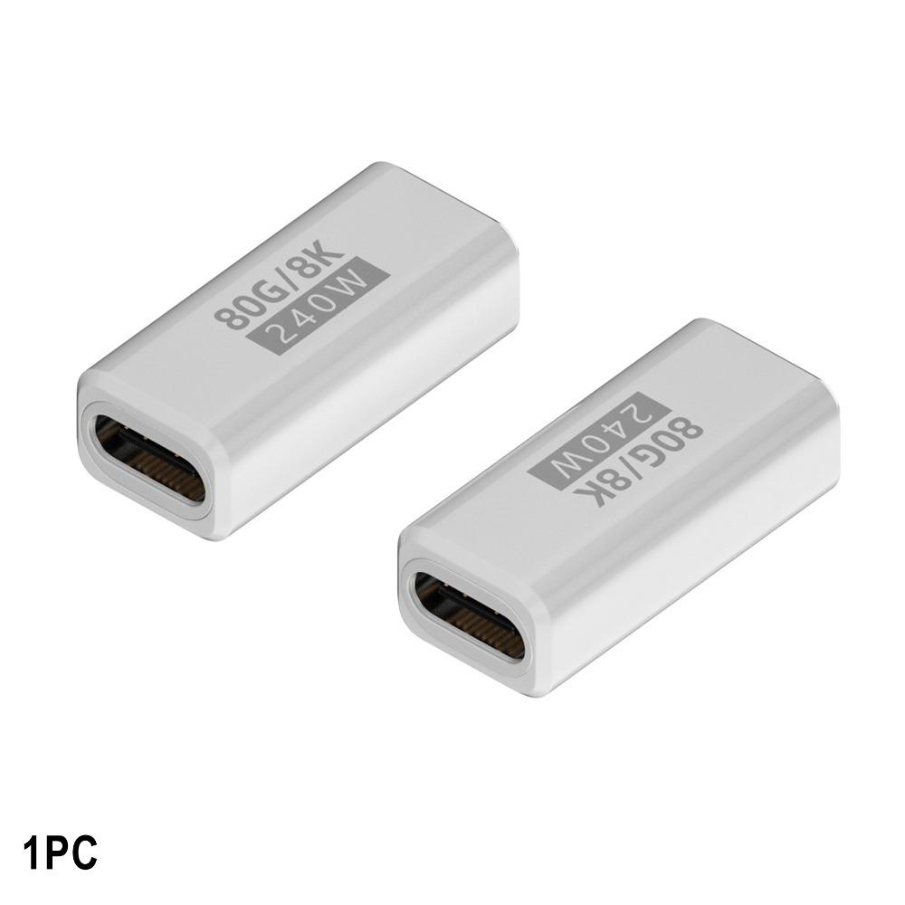 240W Type-C Converter 80Gbps 8K 60HZ USB4 Adapter Data Transmission Male To Female USB-C Extension Connector Mobile Phone