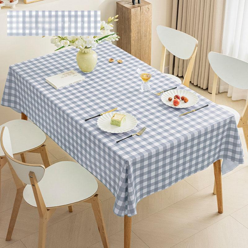 Vattentät Oljebeständig PVC-duk Bordskydd Dekorativ Matsalsbordsöverdrag för Hemmet Lättskött Tvättbar Bordsmatta