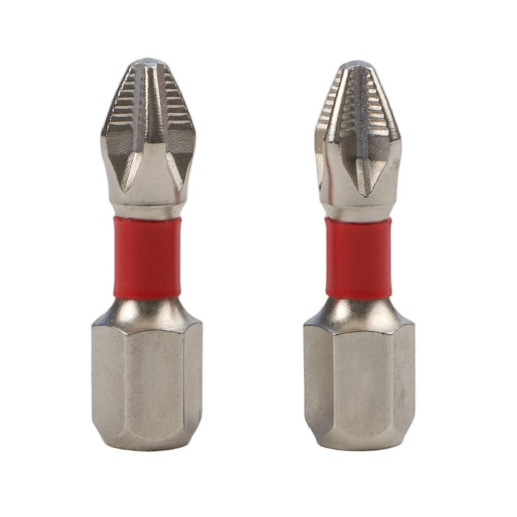 2pcs Magnetic Screwdriver Bits Cross Type for Electric Screwdrivers
