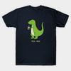 Men Black Print T-shirt Tea Rex No-Cut Transfer Paper Print Cotton Tshirt