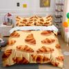 Bakery Themed Home Decor Set Soft Comfortable Duvet Cover Bedding Set Included 1*Duvet Cover & 2*Pillowcases, Gift