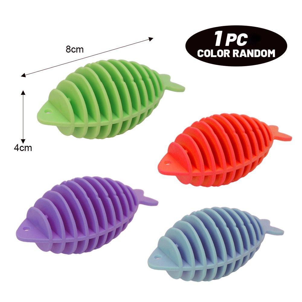 1/5Pcs Fish Shape Laundry Balls Soft Glue Laundry Tablets Durable Softener Ball