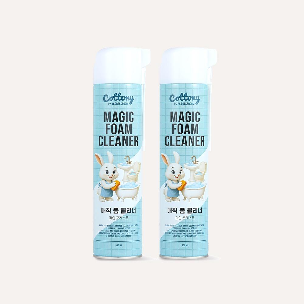 [Pack of 2] Magic Foam Cleaner Bathroom Cleaner 550ml