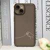Simple Lines Lovers Couples Phone Case for IPhone 16 Pro Max 15 14 13 12 11 Mini X XR XS SE2 7 8 14 Plus Soft Cover Paired Shell