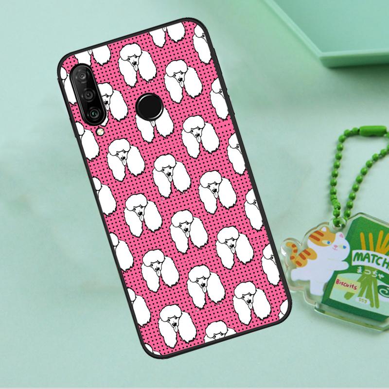 

Poodles cartoon Girly Cute For Huawei Nova 10 9 SE 5T 12s 12i 11i Y91 Y90 Y60 Y70 Y72 Y61 P20 P40 P30 Lite P60 Pro Case Nova 11 Pro