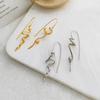 Abstract Copper 3D Cool Temperament Ear Hook Earrings – European & American Street Style T533