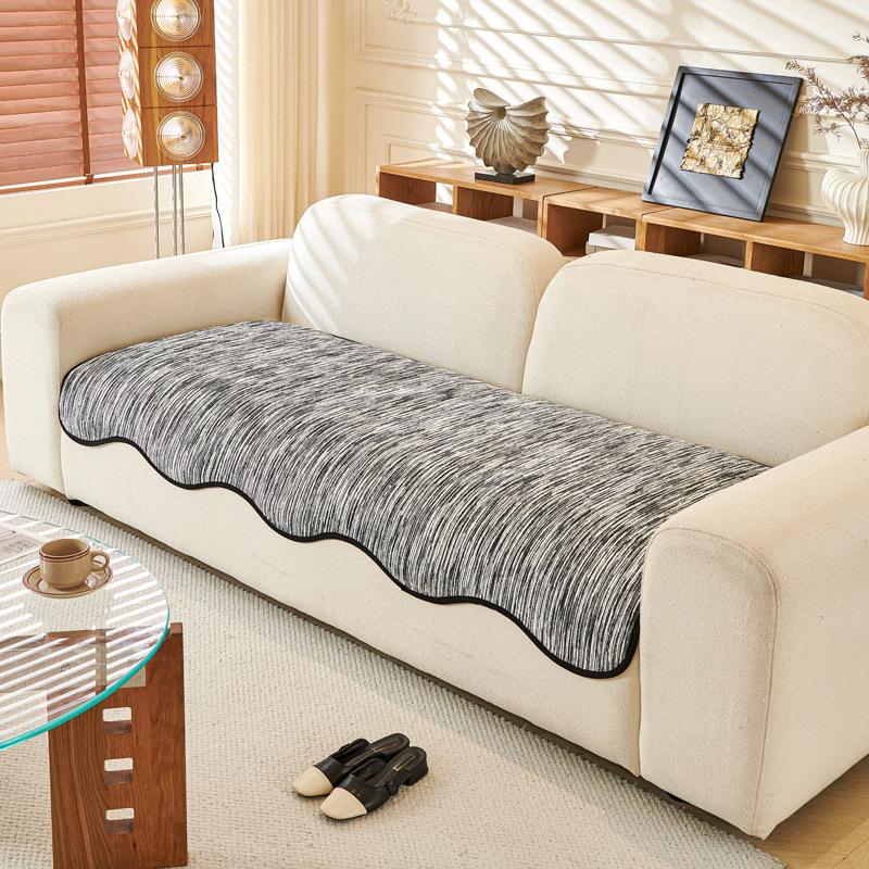 Wave Special-Shaped Sofa Cushion Universal In All Seasons  Simple Wind Cushion Non-Slip And Dirt-Resistant Cover Cloth Cushion