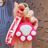 Cute Cartoon Cat Claw Doll Keychain Backpack Pendant Couple Car Bag Key Chain Pendant Small Gift