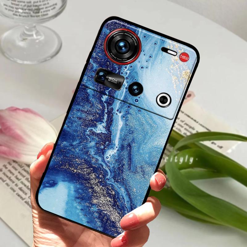 For ZTE Nubia Z70 Ultra 5G Case NX733J Shockproof Soft TPU Silicone Phone Cover For ZTE Nubia Z60S Pro 5G Z50S Pro Bumper Fundas