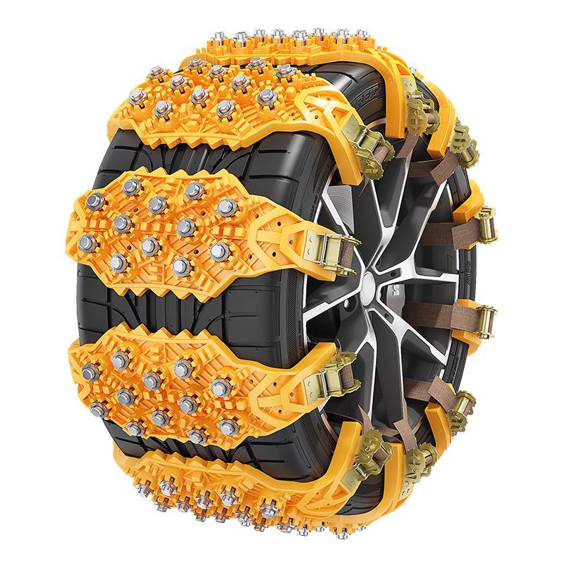 Universal Car Anti-Skid Chains for Sedans & SUVs - Winter Snow & Ice Protection