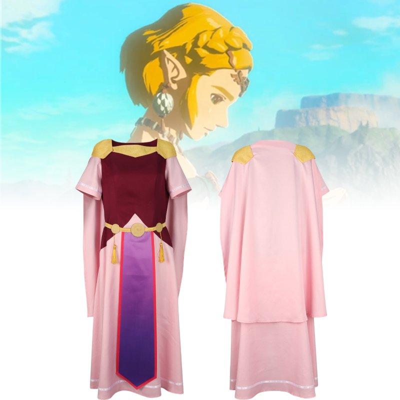 Legend Of The Zelda Princess Girl Role Play Cosplay Costume Performance Clothes