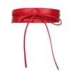 Elegant Wide Waist Belt PU Leather Durable Portable for Ladies Coat Sundress