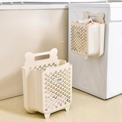 A Household Wall-mounted Dirty Clothes Basket, An Integrated Dirty Clothes Storage Basket, A Foldable Dirty Clothes Basket for The Bathroom