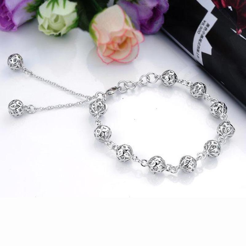Weihua Silver-Plated Korean Crystal Bracelet for Women