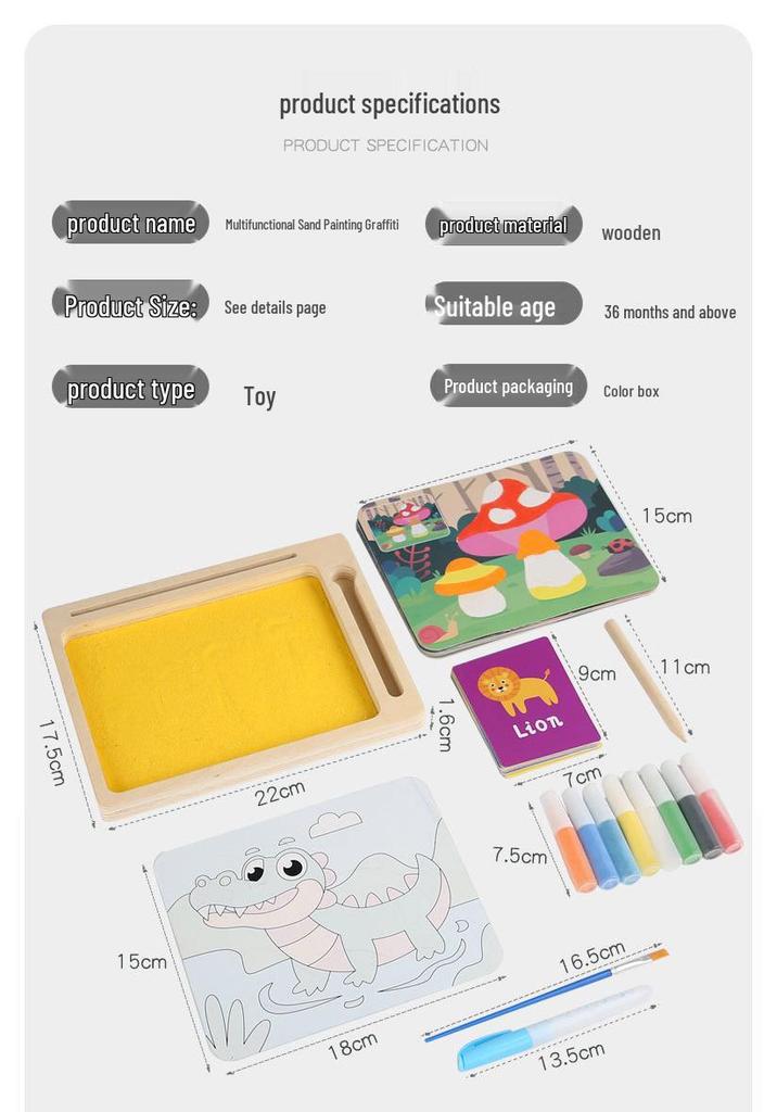 Children's Large-Size Creative Sand Painting and Graffiti Toy