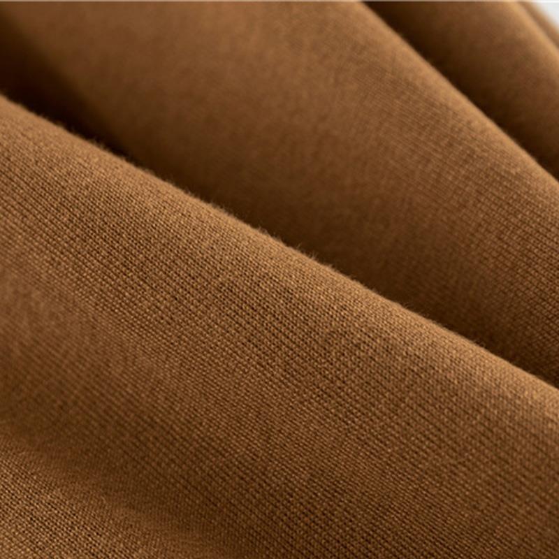 Causal Contrasting Color Knitted Trousers Suit Women Autumn Winter Loose Long Sleeve Sweater Wide Leg Pants Outfits Two Piece Set