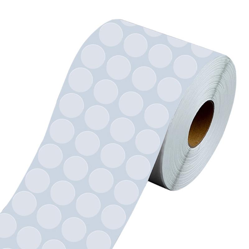 2000 Pieces Circle Blank Labels Code Dot Stickers Printable Self Adhesive Suit for DIY Projects Mailings Scrapbooking