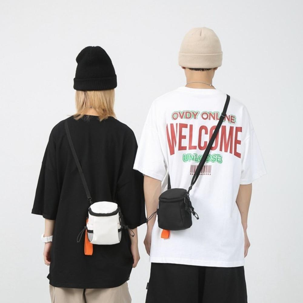 

Large Capacity Men s Crossbody Bag Nylon Single Shoulder Bag High Quality Mobile Phone Pack Travel жёлтый