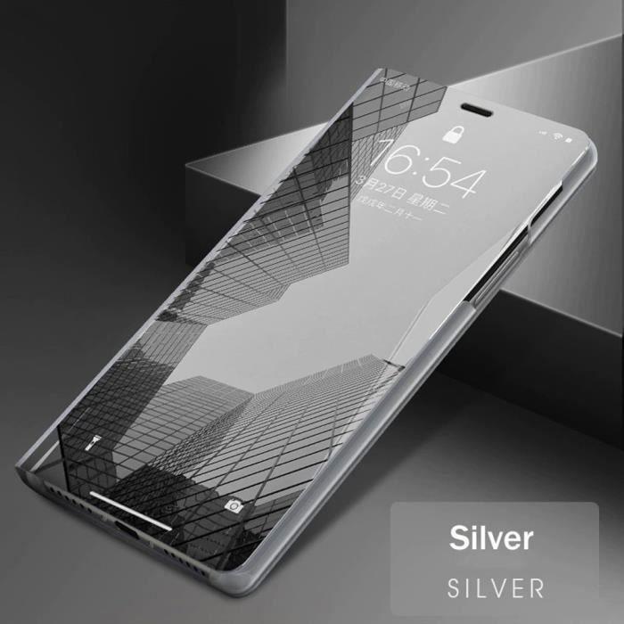 Coque de protection - PROSHOP - pour Samsung Galaxy A04s - Argenté - Effet Miroir - Anti-choc