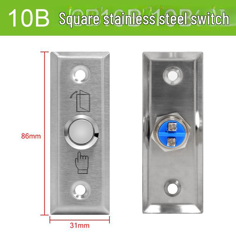 

Прихована кнопка виходу з контролем доступу з нержавіючої сталі з функцією самоскидання для розблокування дверей