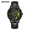 Sanda Meilleure Vente 1088 Montre pour Adolescent: Personnalisé, Cadran Rotatif 3D, Tendance, Quartz Étanche.